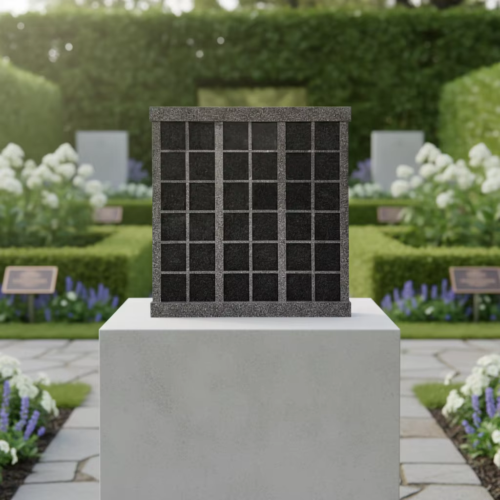 Black American Granite Tombstone detail image 4