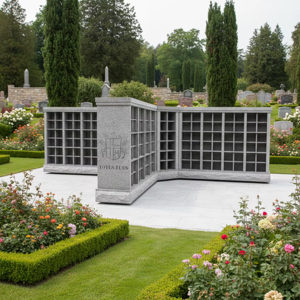 American Granite Columbarium cemetery memorial stone
