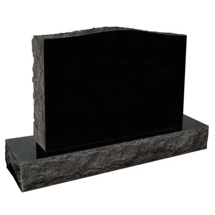 Black Granite Headstone detail image 2