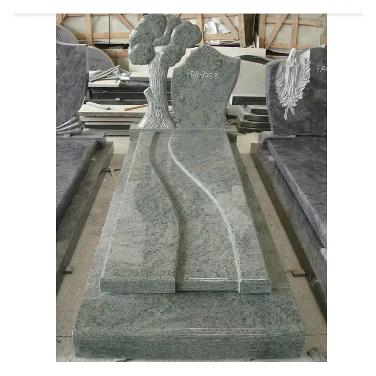 European Granite Headstone cemetery memorial stone