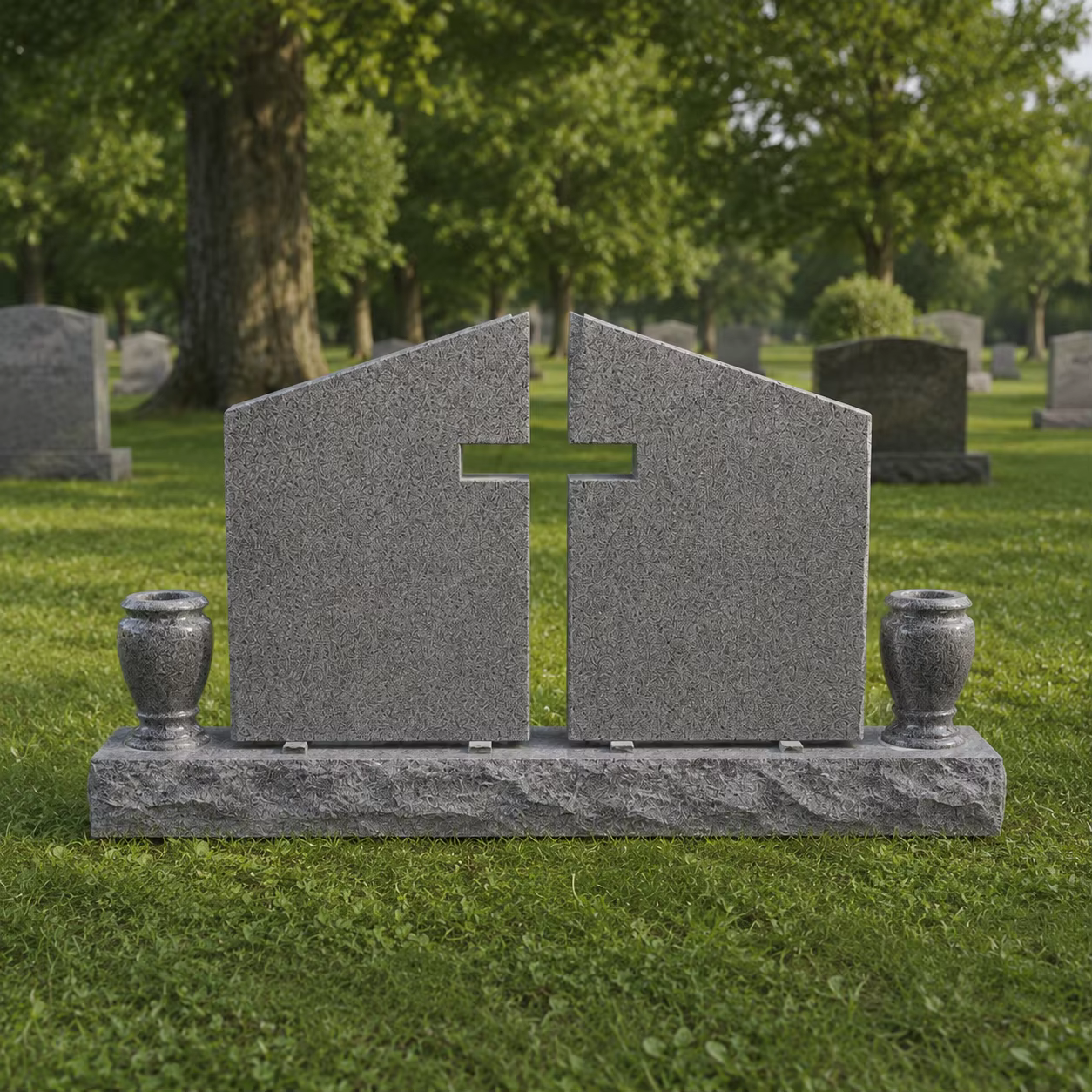 Modern Granite Tombstone detail image 2