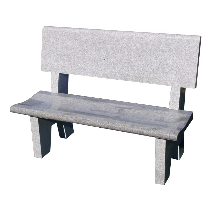 Black American Granite Memorial Bench detail image 3