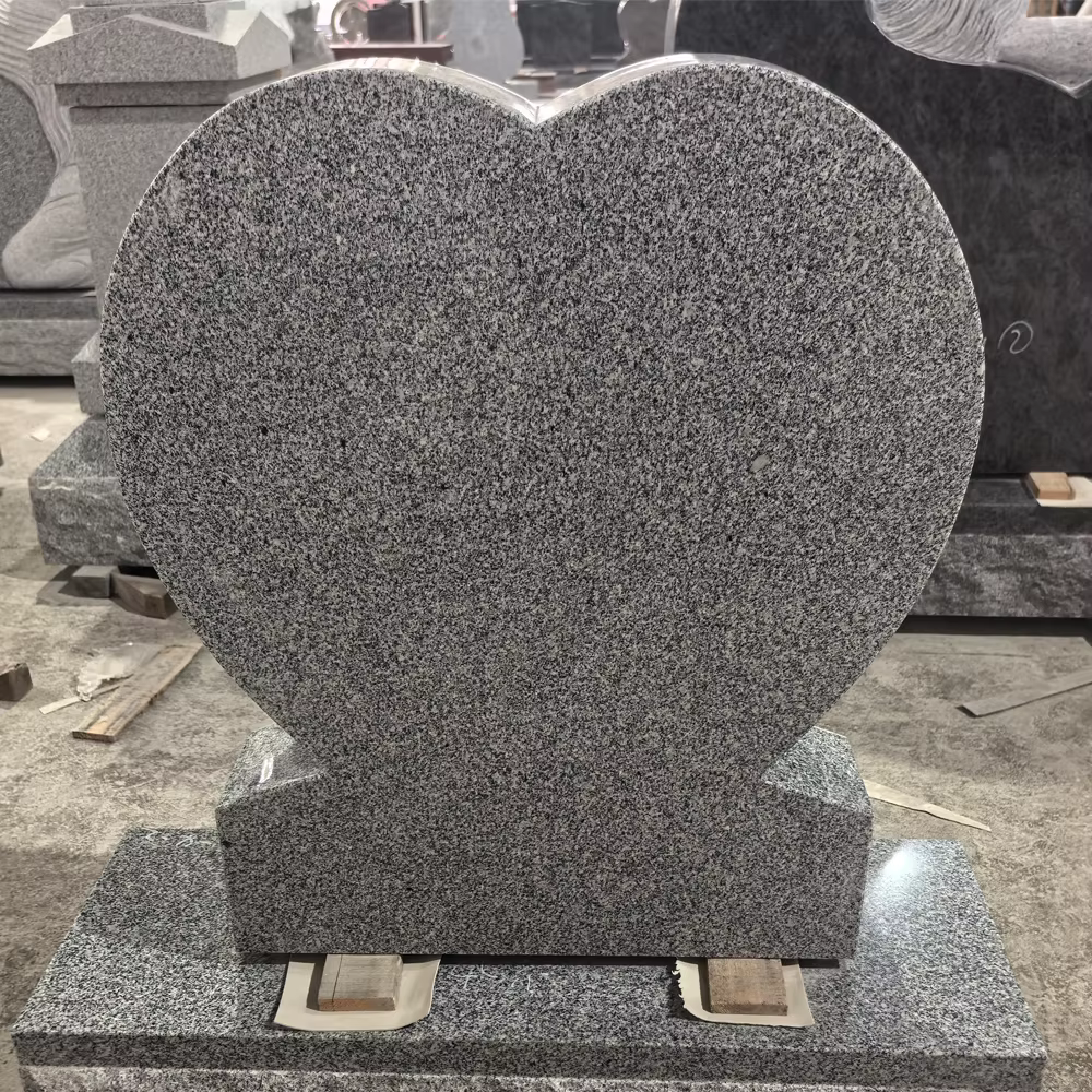 Grey American Granite Tombstone Statue detail image 6
