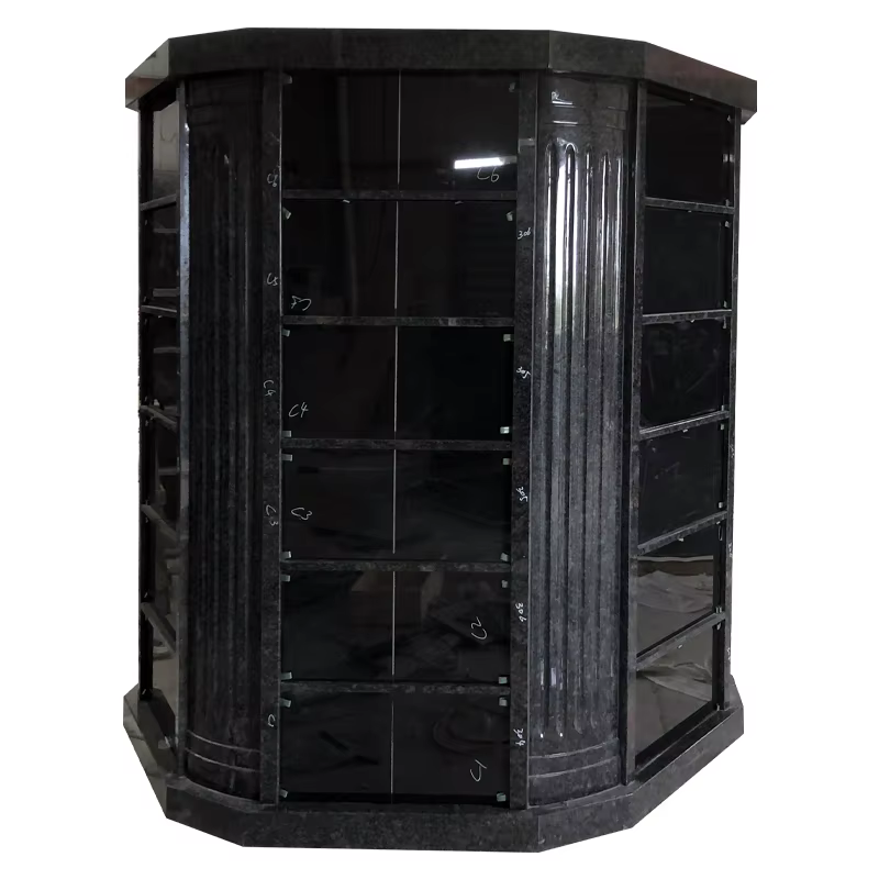 Black American Natural Stone Columbarium detail image 6