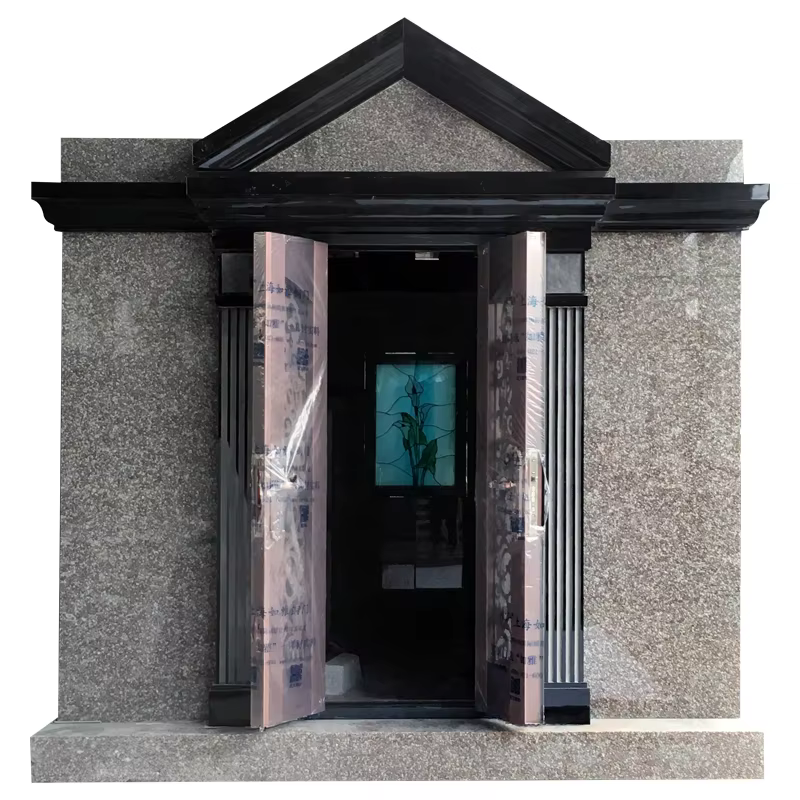 Custom Natural Stone Mausoleum detail image 5