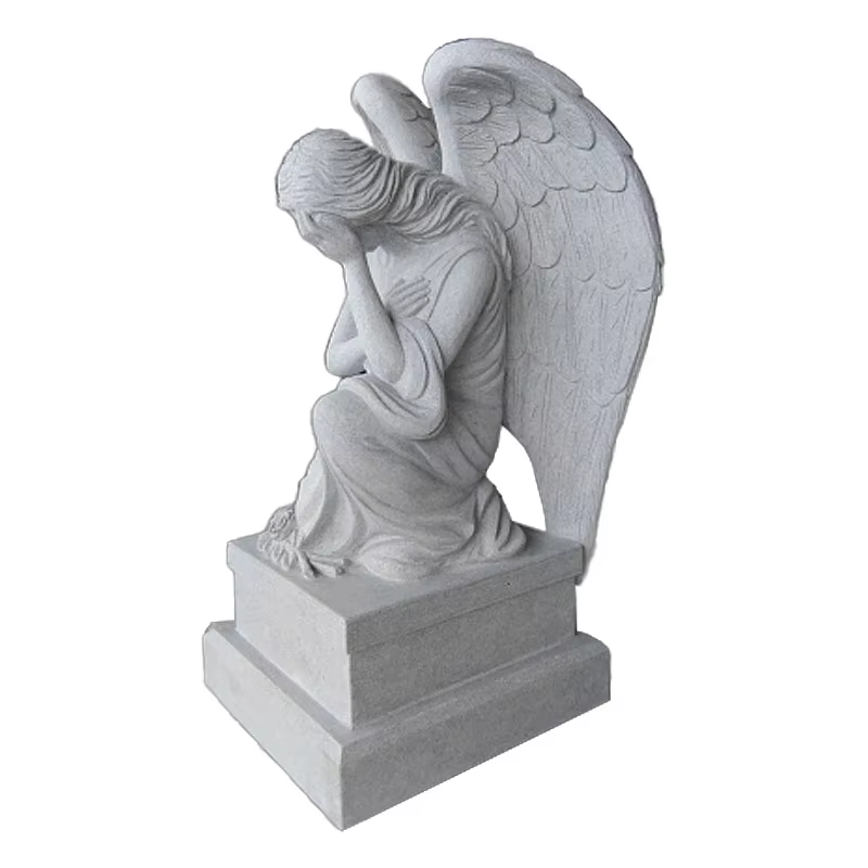 Marble Tombstone Statue cemetery memorial stone