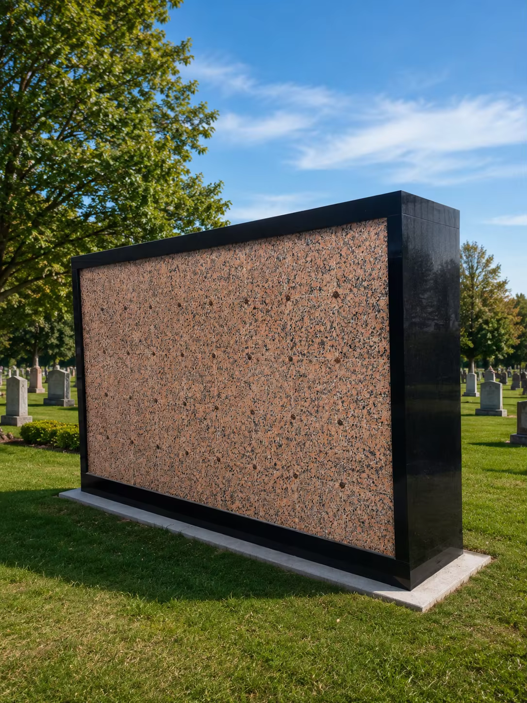 Pink Granite Columbarium detail image 2