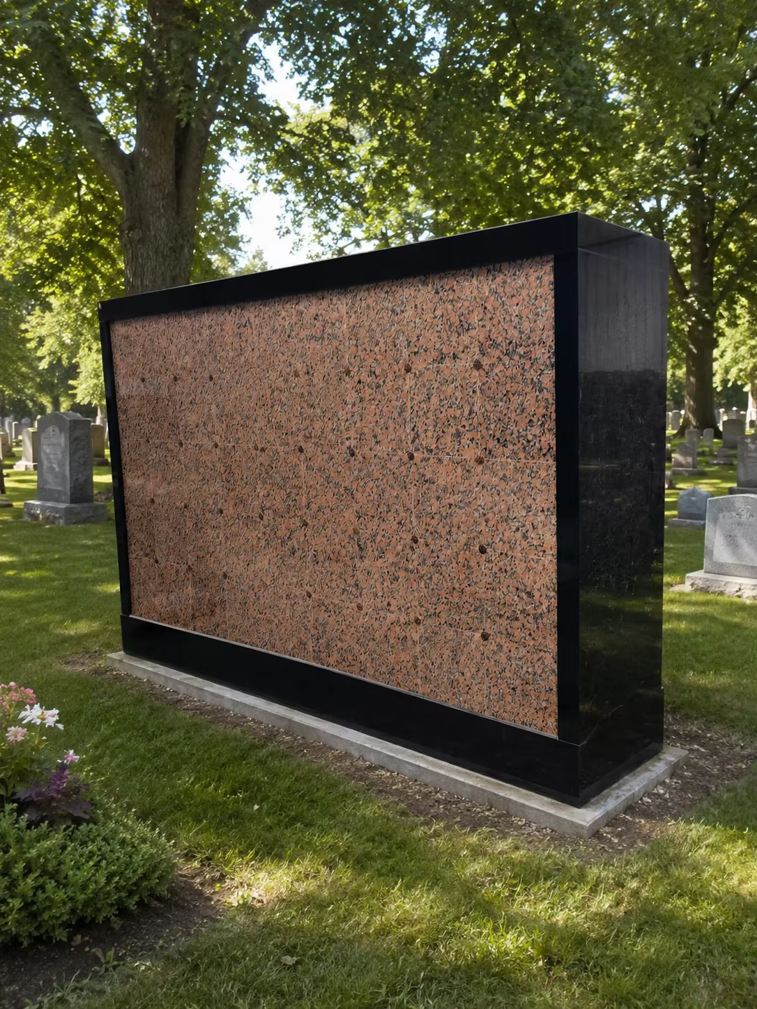 Pink Granite Columbarium detail image 3