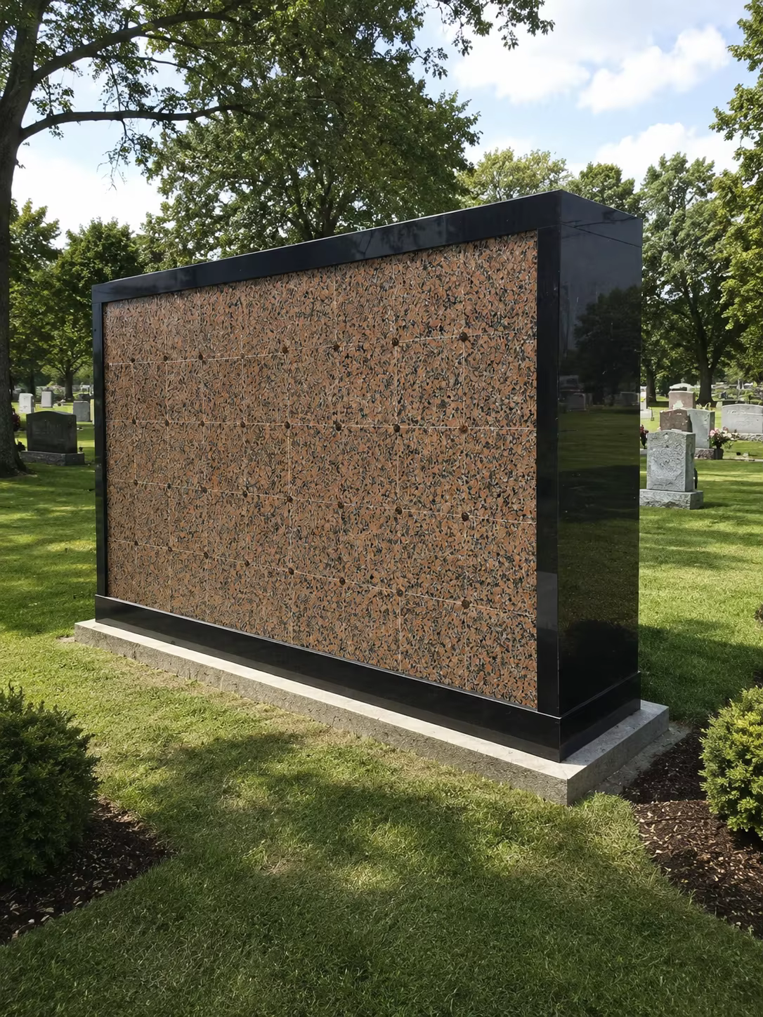 Pink Granite Columbarium detail image 5