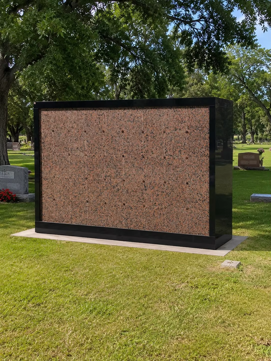 Pink Granite Columbarium detail image 6